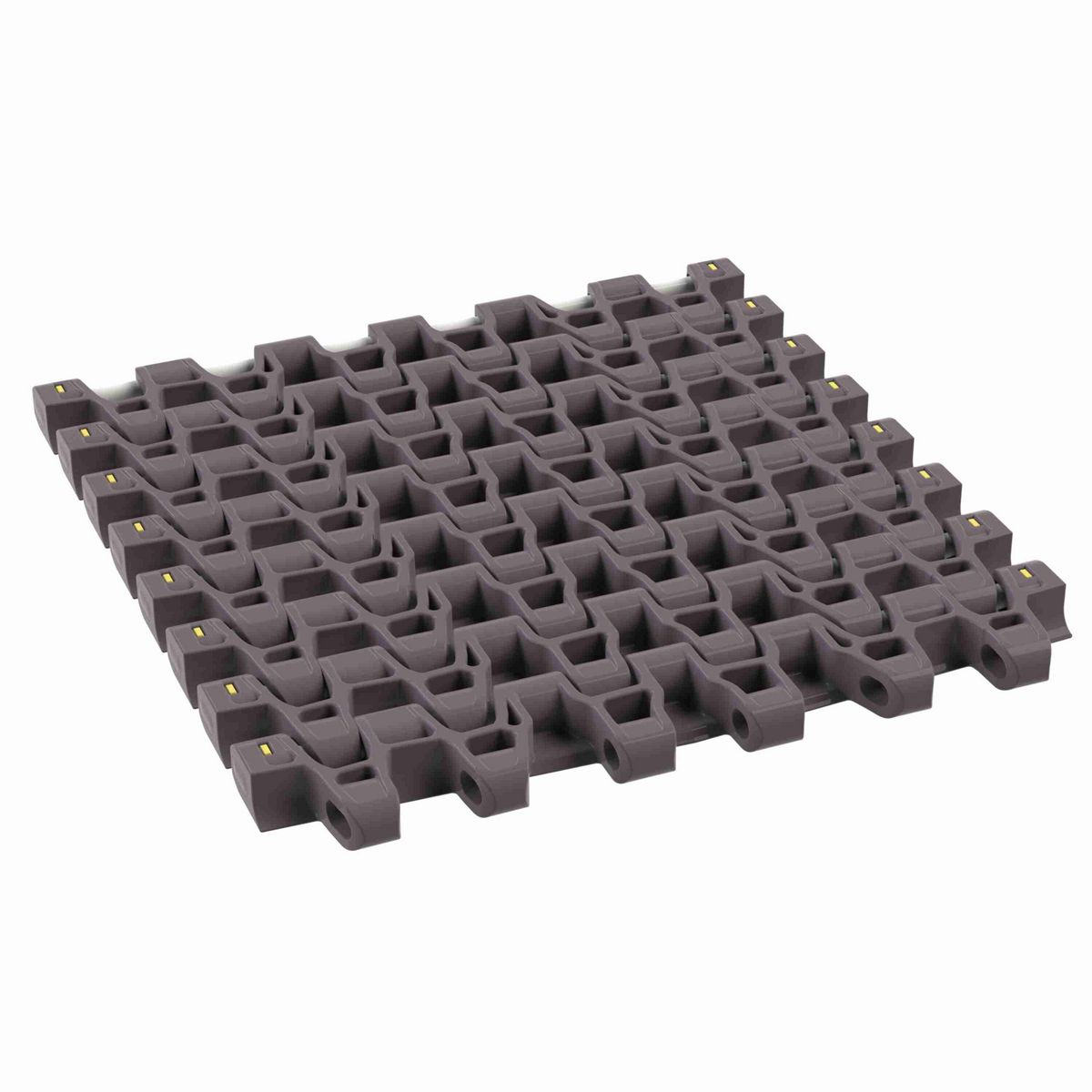 Rexnord 7966NT Side-flexing Flush Grid, Material: Brown High Performance, Width: 12in, Pitch: 1.5in - 81446291