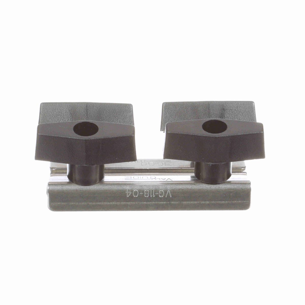 System Plast Rail Splice Clamp w/ 2 Knobs, Stainless Steel, 4" - VG-118-04K