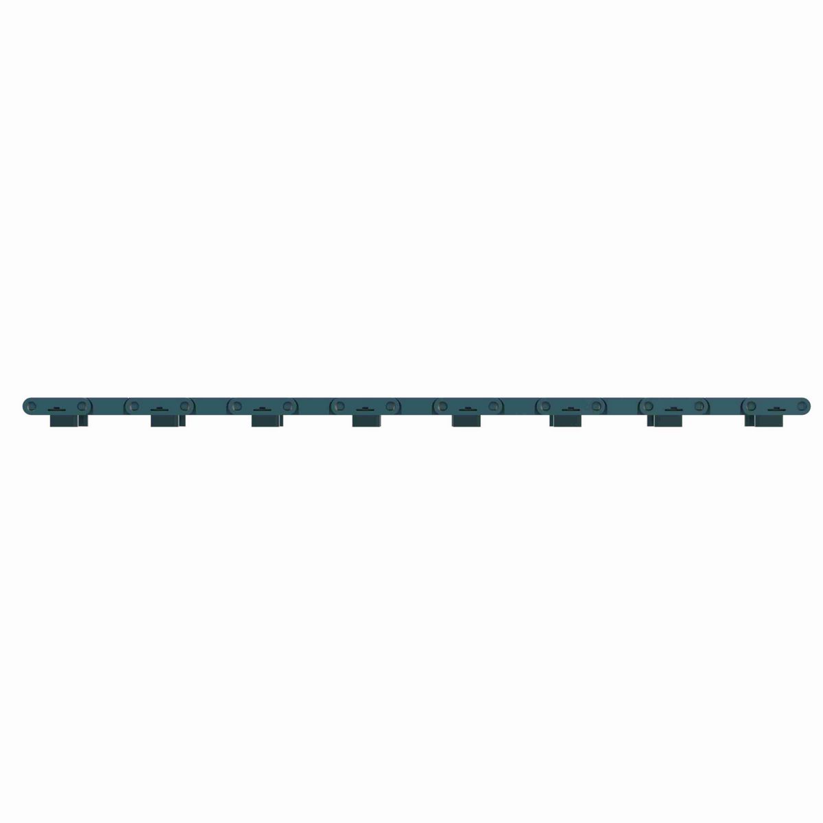 Rexnord 1000FT Straight Running Solid Top, Material: Green Low Friction Acetal, Width: 510mm, Pitch: 1in - 873.27.15
