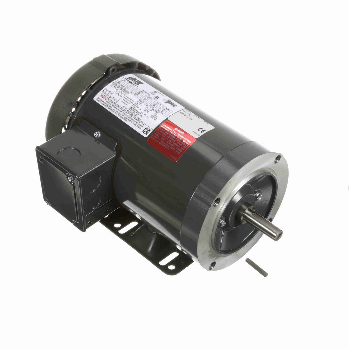 LEESON Speed Ratio Motor, 1.50 HP, 3 Ph, 60 Hz, 230/460 V, 1800 RPM, 56HC Frame, TEFC - LM22665