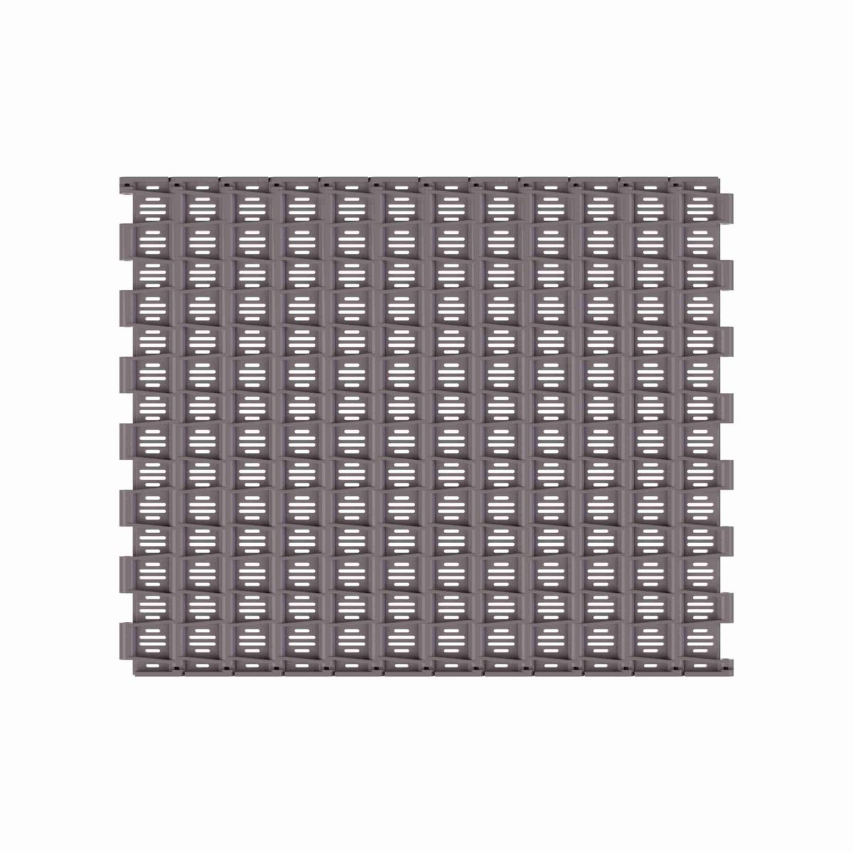 Rexnord 5706 Straight Running Flush Grid, Material: Brown High Performance, Width: 15in, Pitch: 1.5in - 81416775