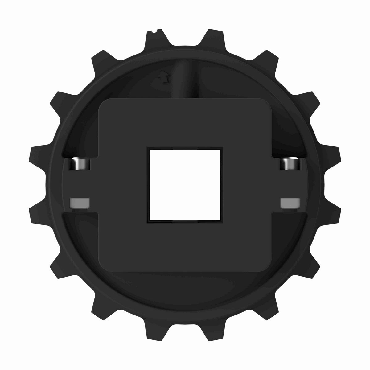 Rexnord 7950 Series Split Molded Nylon Sprocket with 16 Teeth and a 1-1/2in Square Bore - 614-168-1