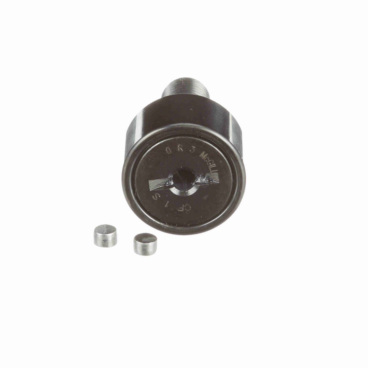 Опорный ролик с цапфой McGill CAMROL CF 1 S, цилиндрический, с уплотнением, со шлицем под отвёртку, дюймовый