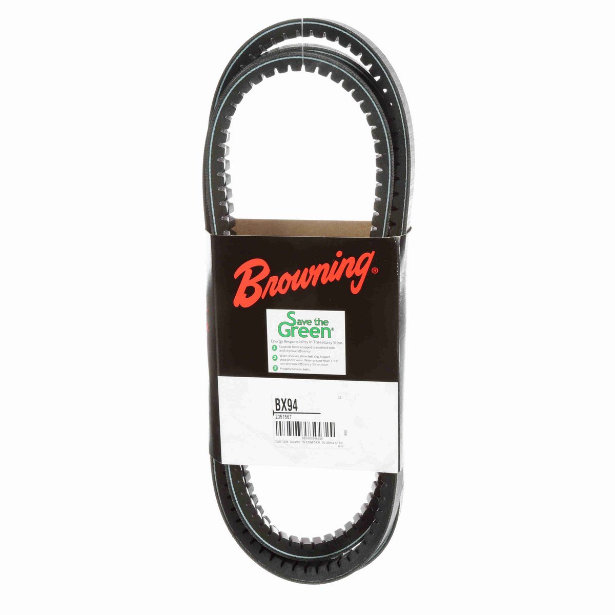 Browning EPDM Notched Belt 98% Efficient - BX94