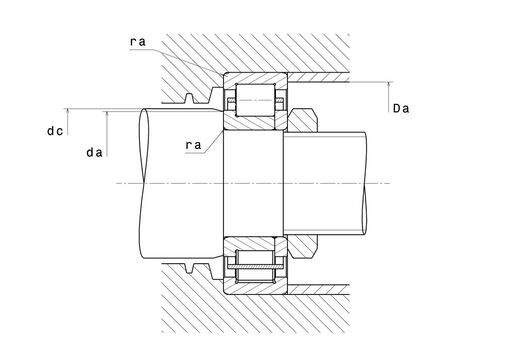 Однорядный цилиндрический роликоподшипник NTN NUP320