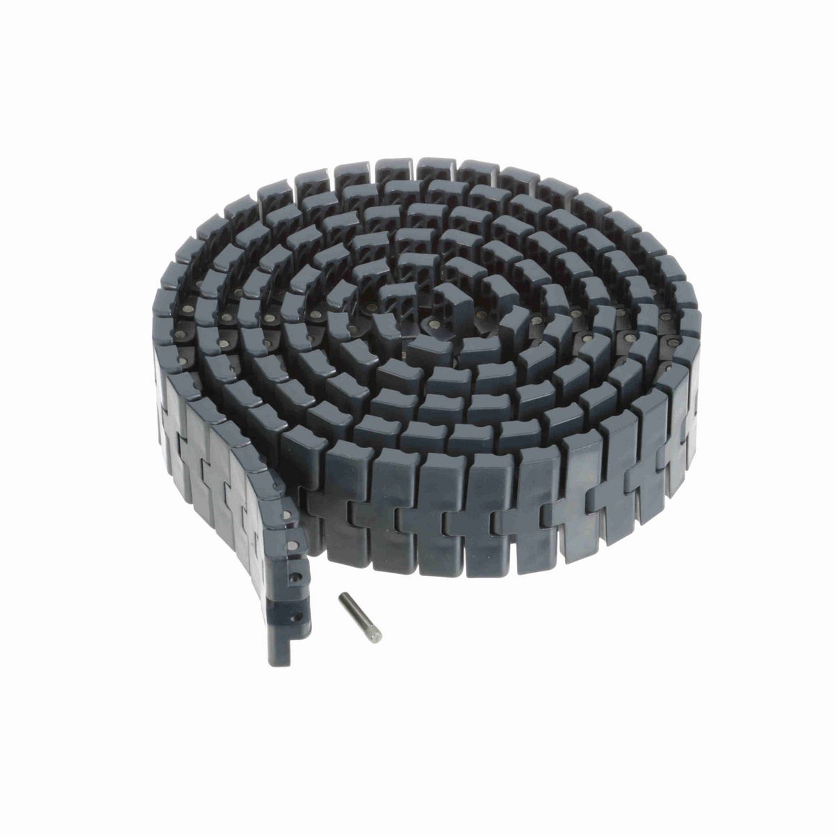 System Plast 2250FT-M Side-flexing Solid Top, Material: NG evo (Gray Blue), Width: 3.3in, Pitch: 1in - NGE2251FT-M-K330