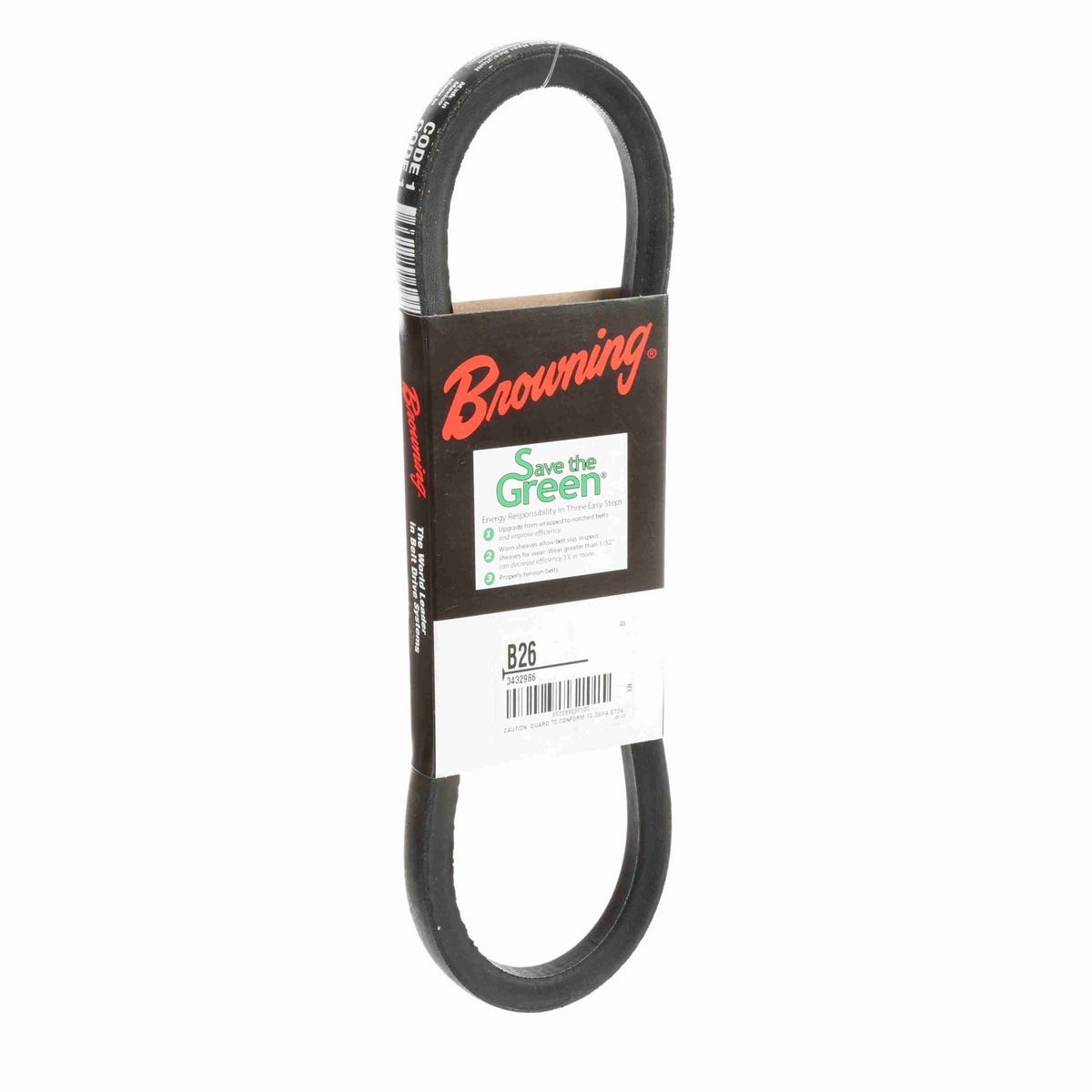 Browning Neoprene Wrapped Belt 95% Efficient - B26