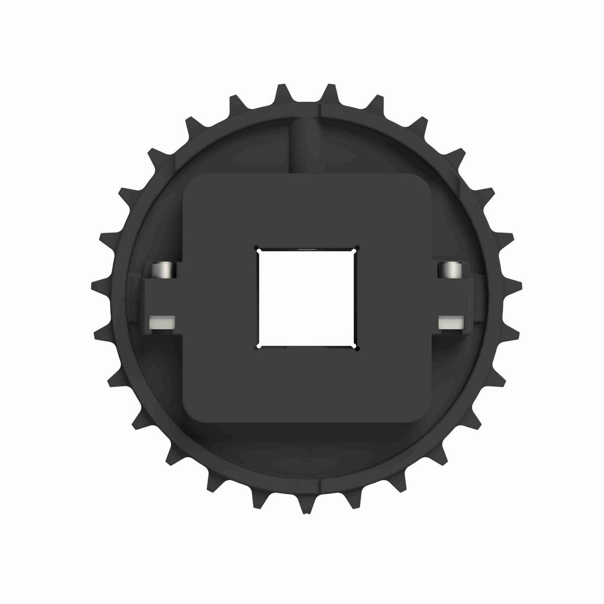 Rexnord 8500 Series Split Molded Nylon Sprocket with 27 Teeth and a 1-1/2in Square Bore - 614-197-1