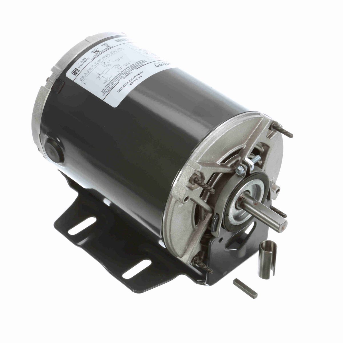 LEESON Fan and Blower Motor, 0.50 HP, 1 Ph, 60 Hz, 230 V, 1800 RPM, 56Z Frame, DP - 4759