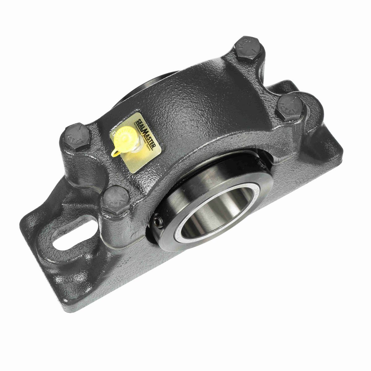 Sealmaster Mounted Cast Iron Two Bolt Pillow Block Tapered Roller - 52100 Bearing Steel - Double Collar Mount Lock - ERPB 207-2