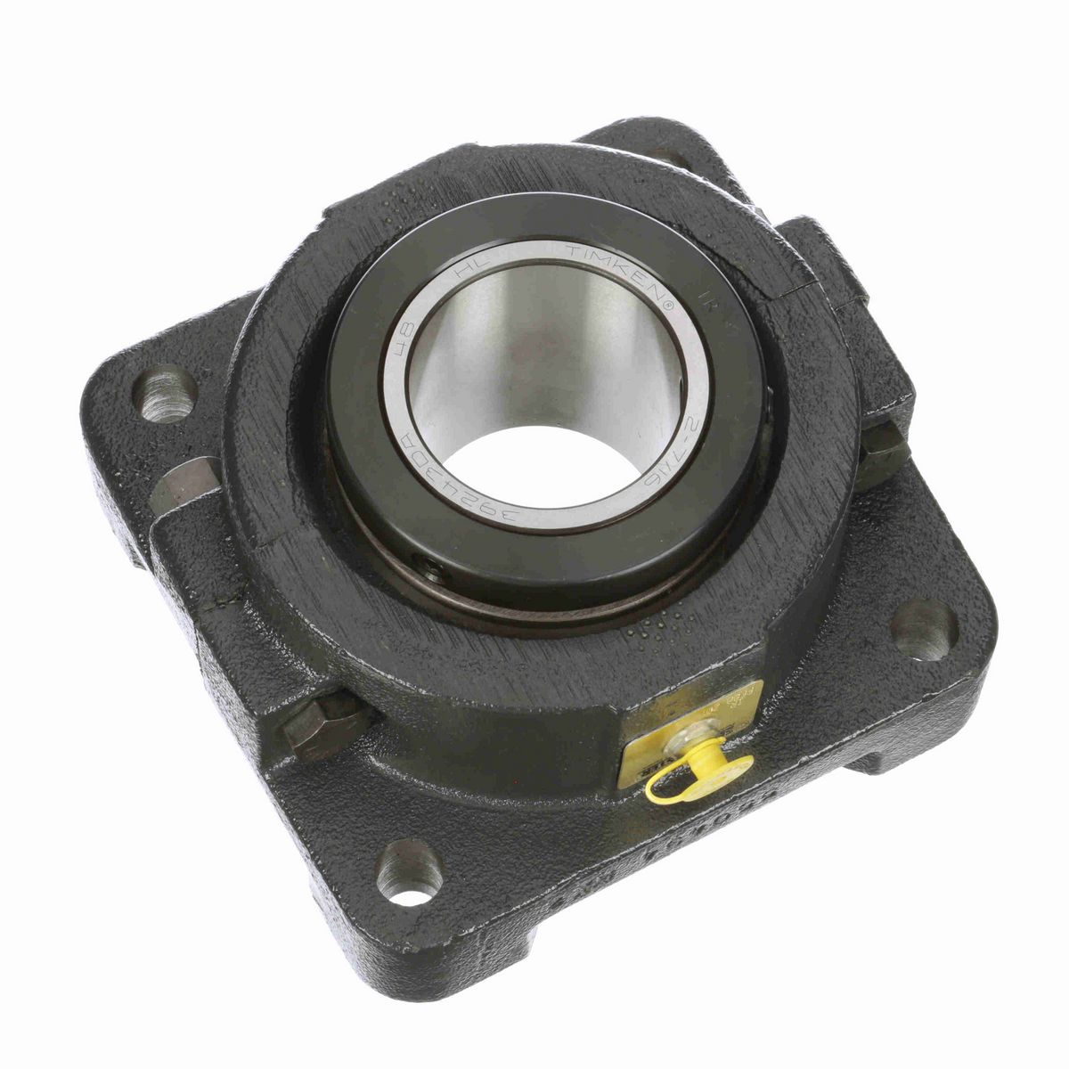 Sealmaster Mounted Cast Iron Four Bolt Flange Tapered Roller - 52100 Bearing Steel - Collar Mount Lock - RFBA 207