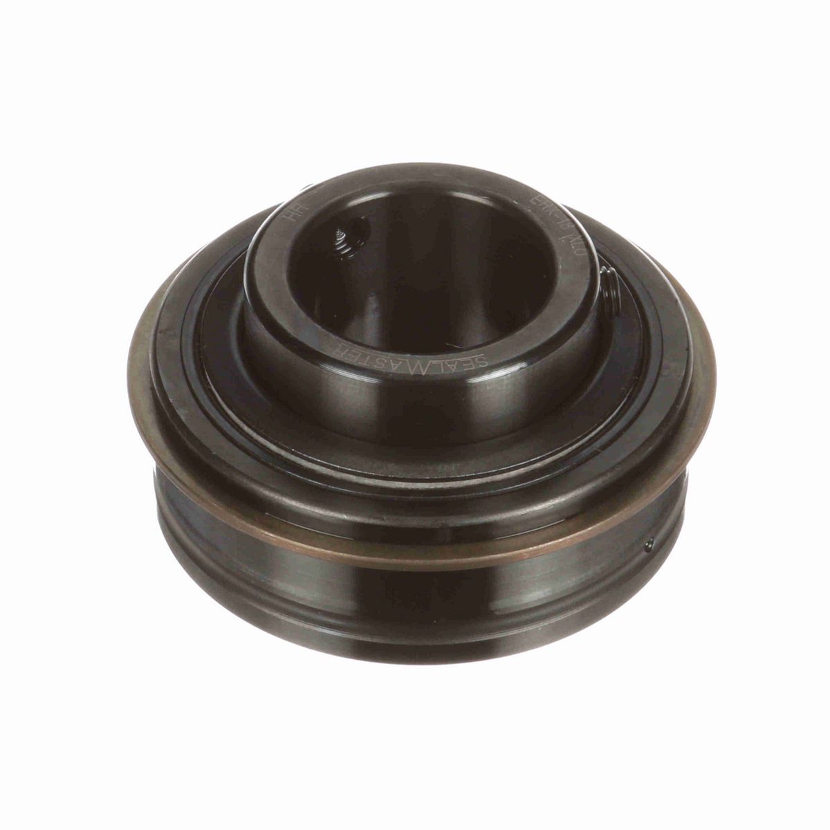 Sealmaster Mounted Insert Only Ball Bearing - 52100 Bearing Steel, Black Oxided - Setscrew Lock - Extra Low Drag - ERX-18 XLO
