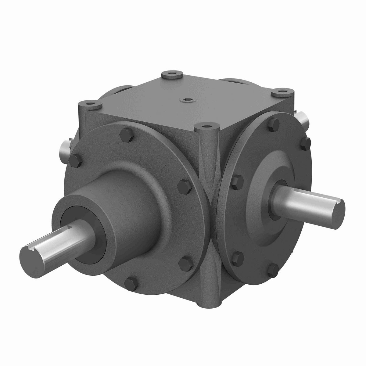 Hub City Bevel Gear Drives Cast Iron Bevel Reducer - 88 1/1 GG ST