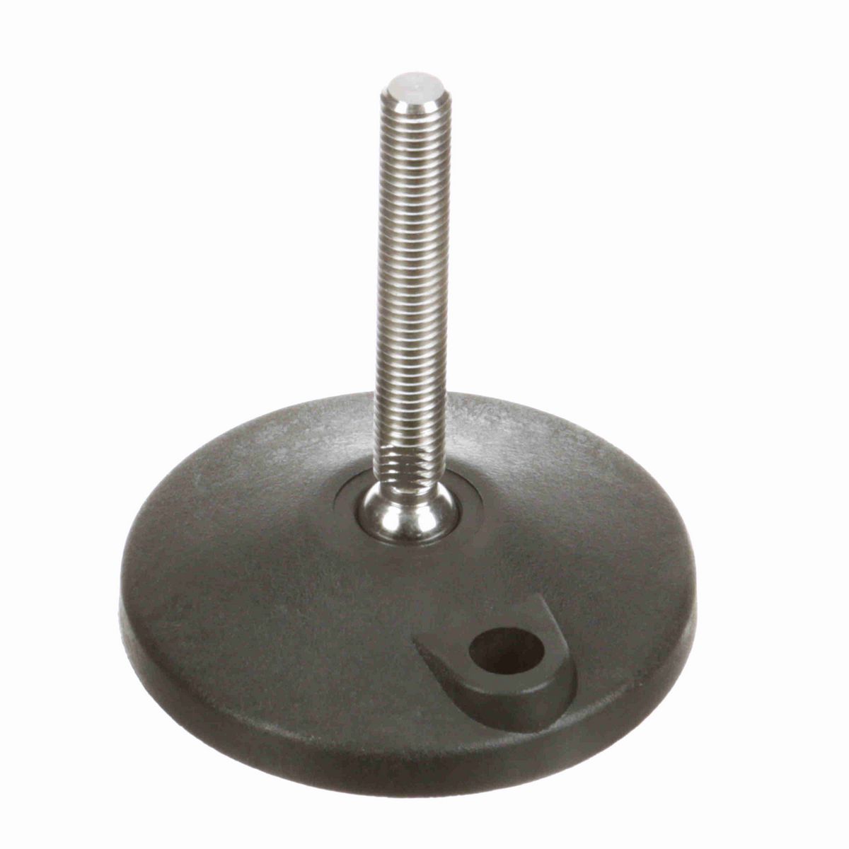 System Plast Articulating Plastic Leveler; Series: VG-511, Base Diameter: 4, Spindle Length: 2.92-in, Thread: 1/2-13 - VG-511-03-S12-L3