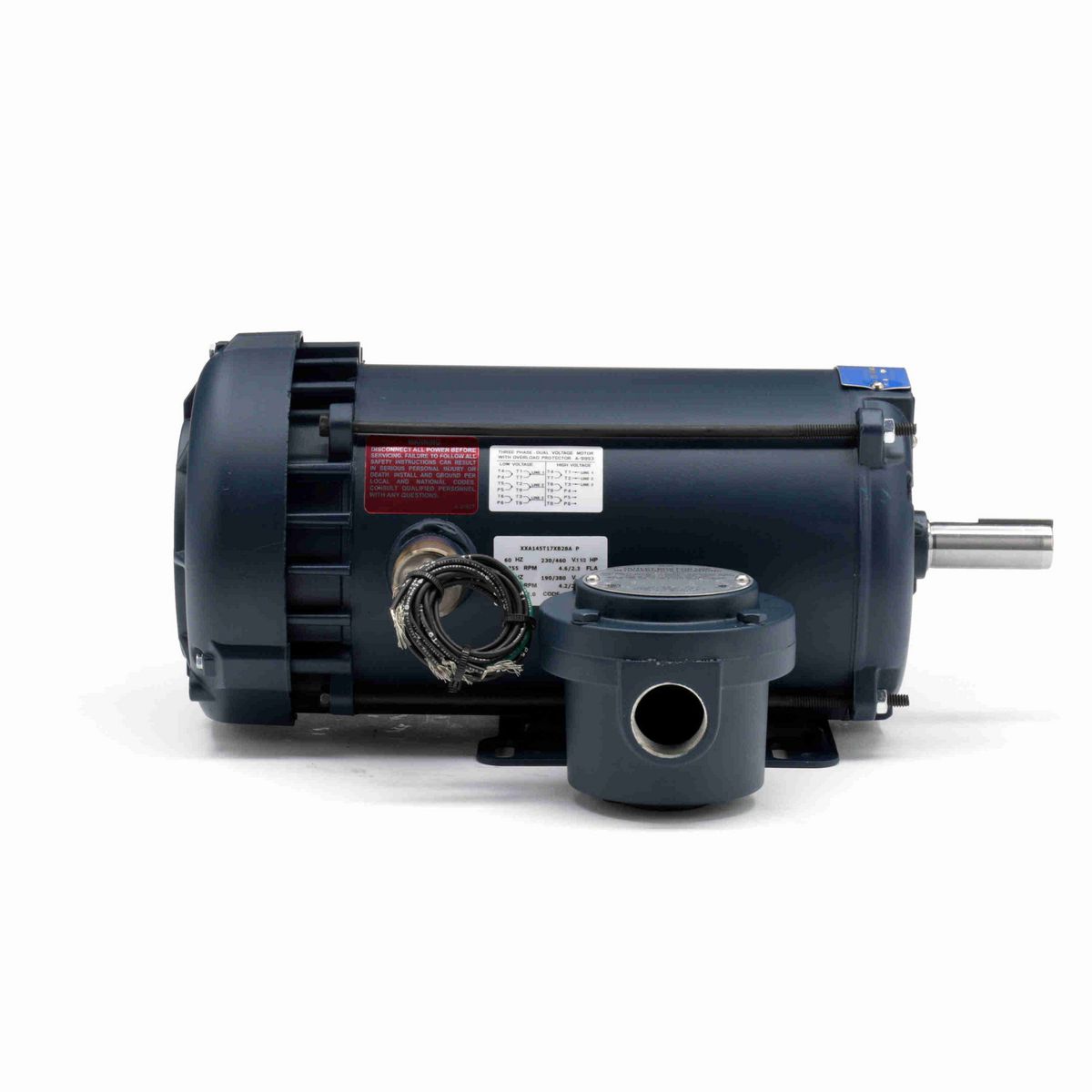 LEESON Explosion Proof Motor, 1.50 & 1 HP, 3 Ph, 60 & 50 Hz, 230/460 & 190/380 V, 1800 & 1500 RPM, 145T Frame, EPFC - 121915.00