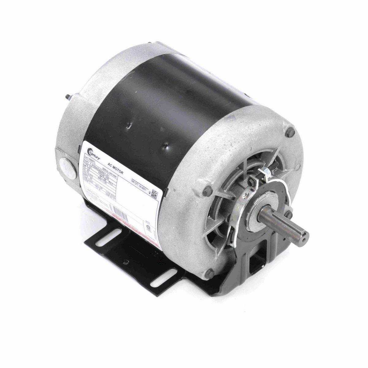 Century Fan and Blower Motor, 1/2 HP, 3 Ph, 60 Hz, 575 V, 1800 RPM, H56 Frame, DP - H957L