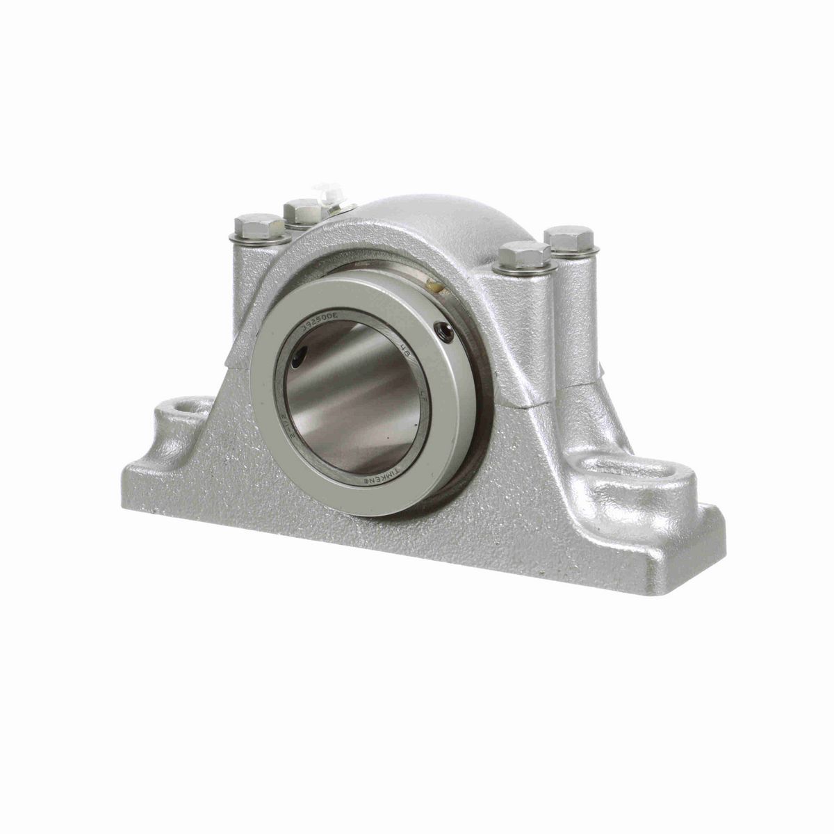 Sealmaster Mounted Flouropolymer Coated Cast Iron Two Bolt Pillow Block Tapered Roller - 52100 Bearing Steel - Double Collar Mount Lock - Corrosion Resistant - RPB 208-C2 CR