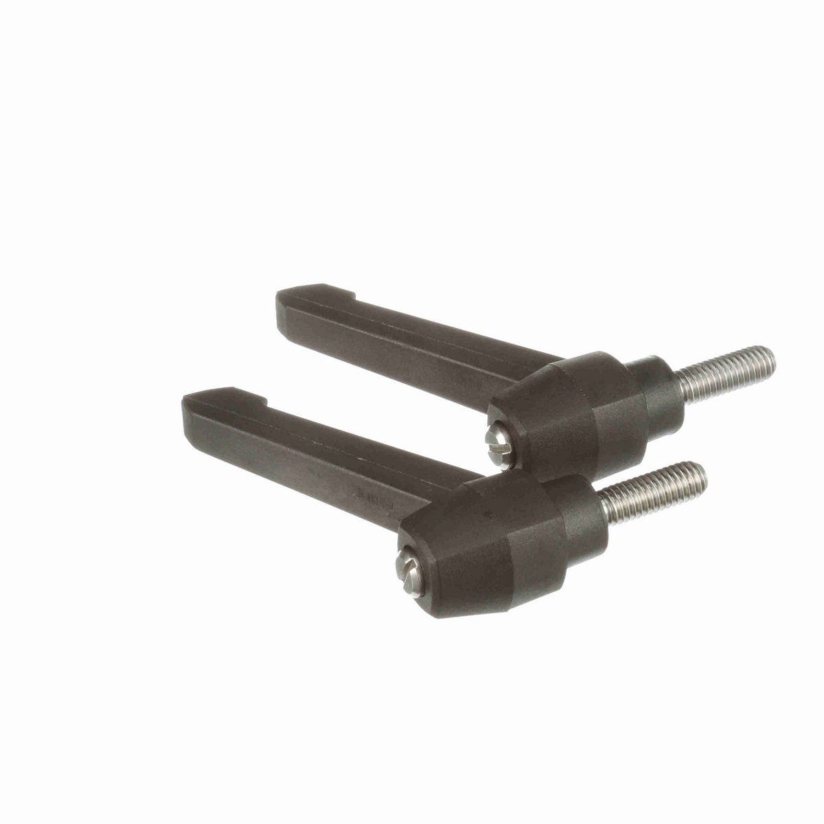 System Plast Ratchet Handle (Male); Thread: 3/8-16, Handle Length: 3.13-in Stud Length: 1.18-in, Color: Black - RH-30-BK-MS3816-30