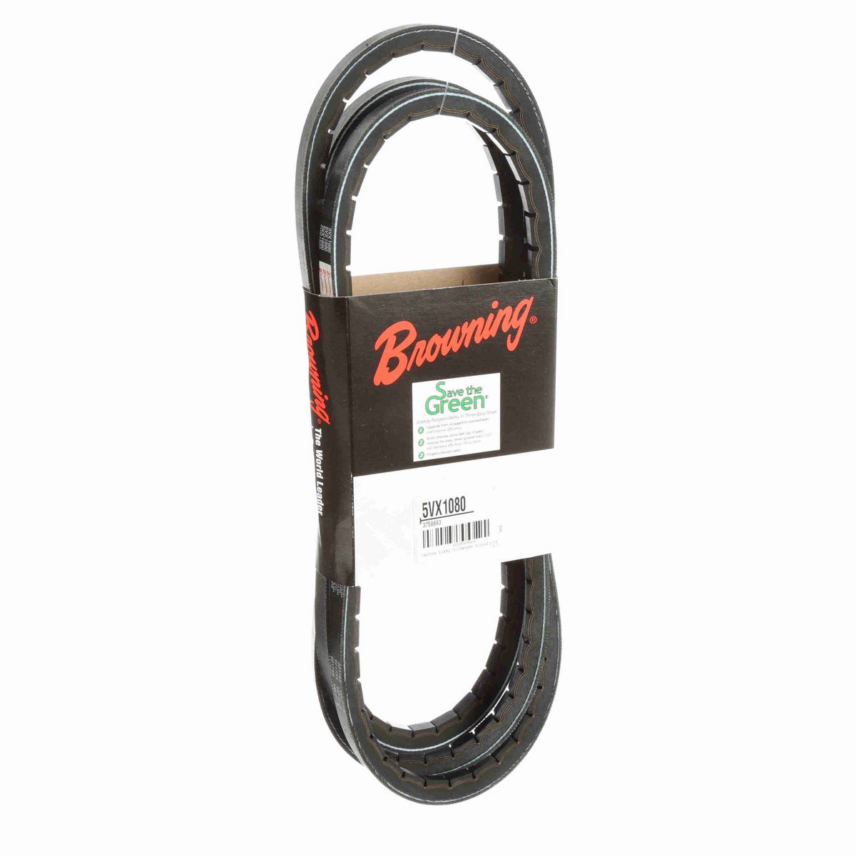 Browning EPDM Notched Belt 98% Efficient - 5VX1080