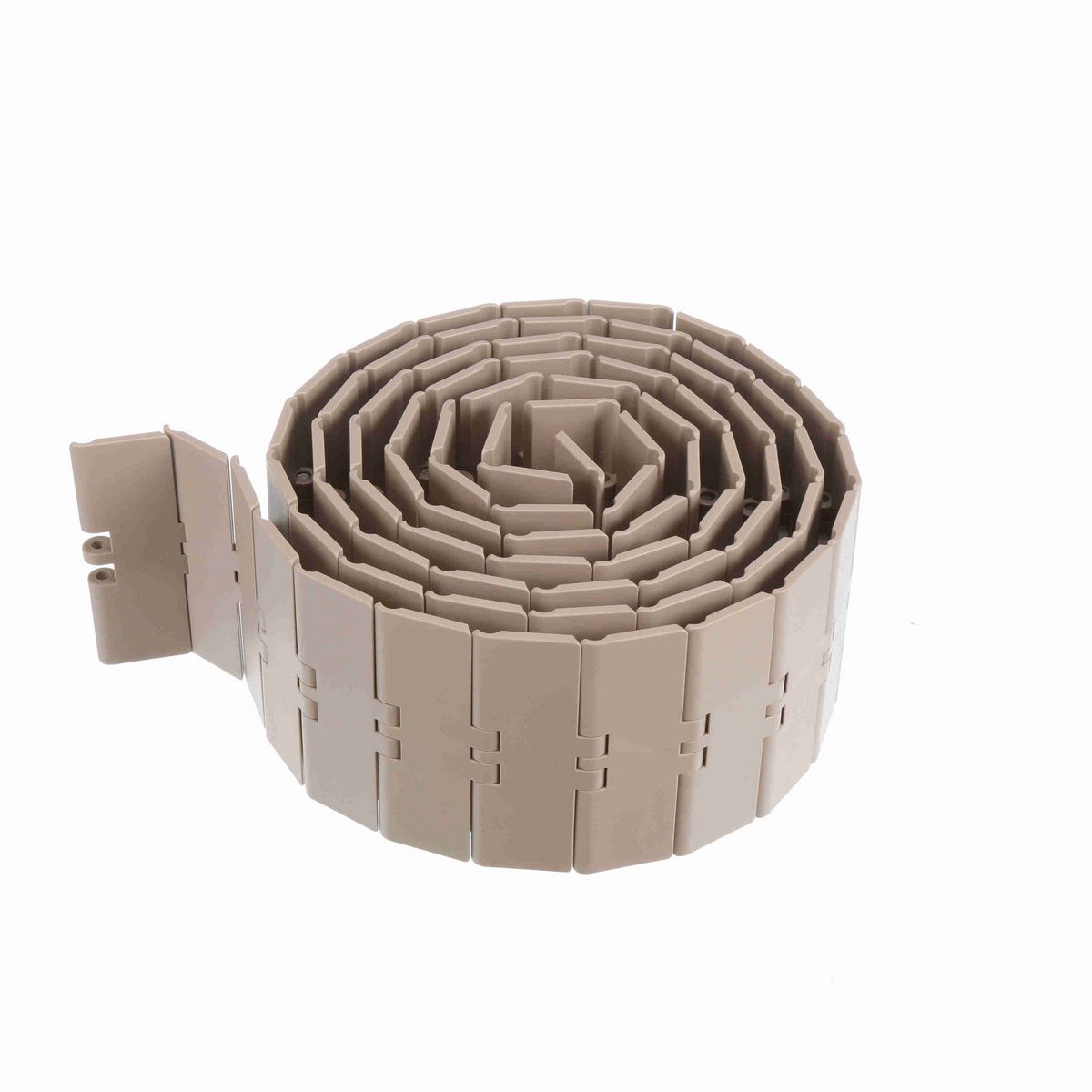 System Plast 831 Straight Running Solid Top, Material: Tan Low Friction, Width: 4.5in, Pitch: 1.5in - LF831-K450