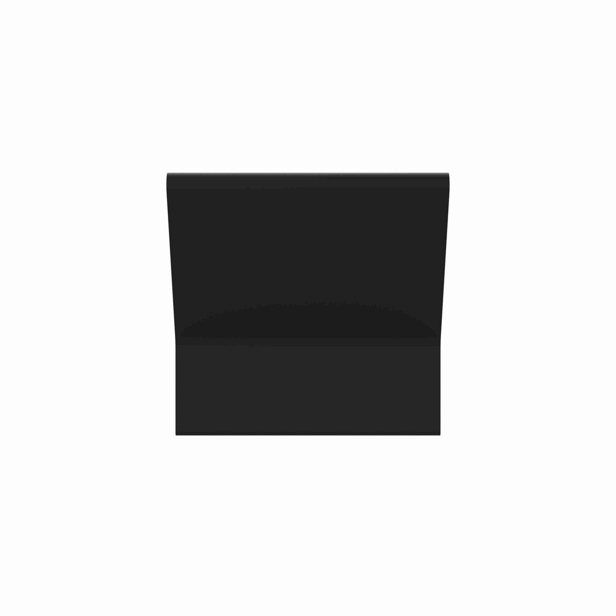 Rexnord Loose 1.23 Inch Wide Black Jaw Shaped SideGrip™ Gripper in Neoprene 40 Shore A Material - 114-882-1