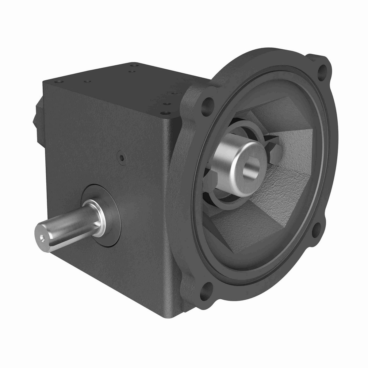 Hub City PowerCubeX Worm Gear Reducer Cast Iron Single-Reduction Worm Reducer - 184 20/1 B WR 143TC