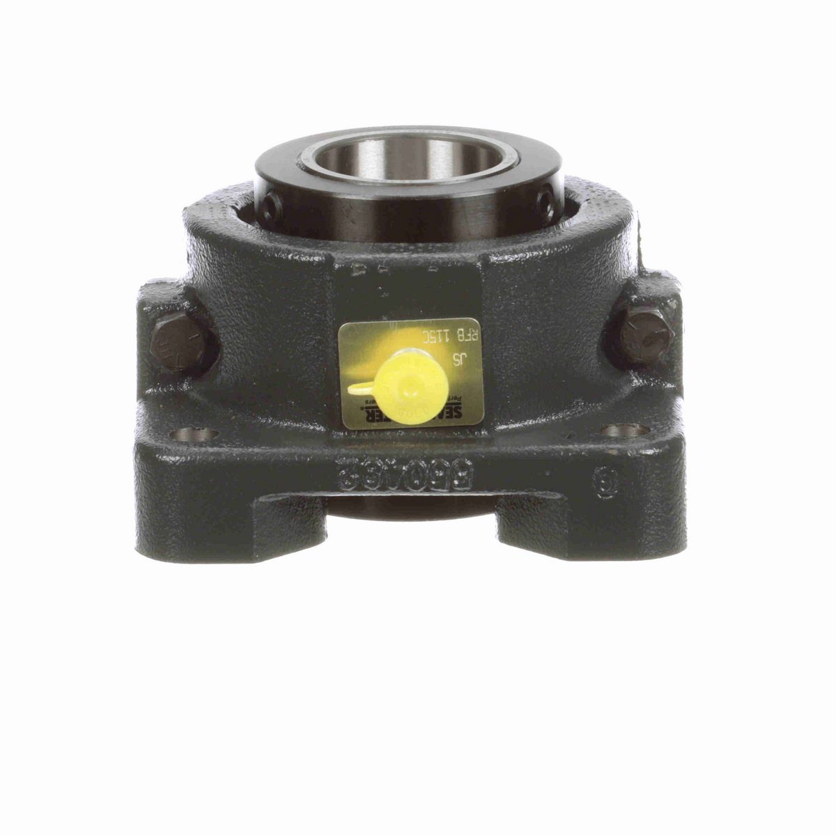Sealmaster Mounted Cast Iron Four Bolt Flange Tapered Roller - 52100 Bearing Steel - Double Collar Mount Lock - RFB 115C