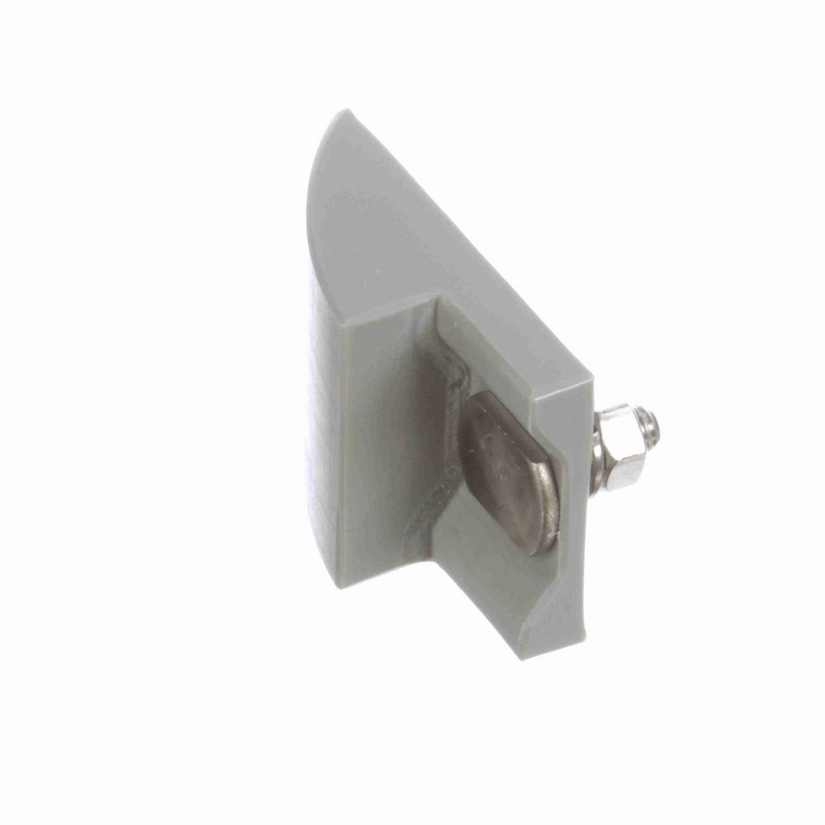 System Plast Nose/Side Plow: 1.9"W X 1"H X 2.75"L White UHMW-PE - VG-687SP-1.4