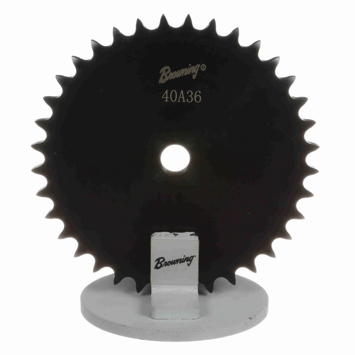 Browning Steel Minimum Plain Bore Roller Chain Sprocket - 40A36