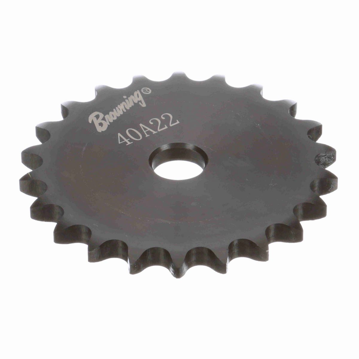 Browning Steel Minimum Plain Bore Roller Chain Sprocket - 40A22