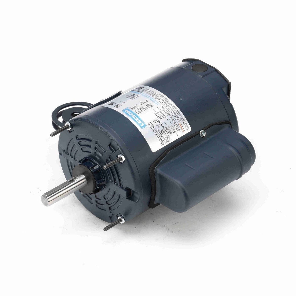 LEESON Pedestal Fan Motor, 0.50 HP, 1 Ph, 60 Hz, 115 V, 1200 RPM, 48YZ Frame, TEAO - 103722.00