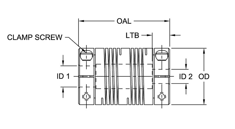 ADB Series - Aluminum Double Beam Clamp Style Couplings - Inch (Imperial) Bores Timken 68514476845