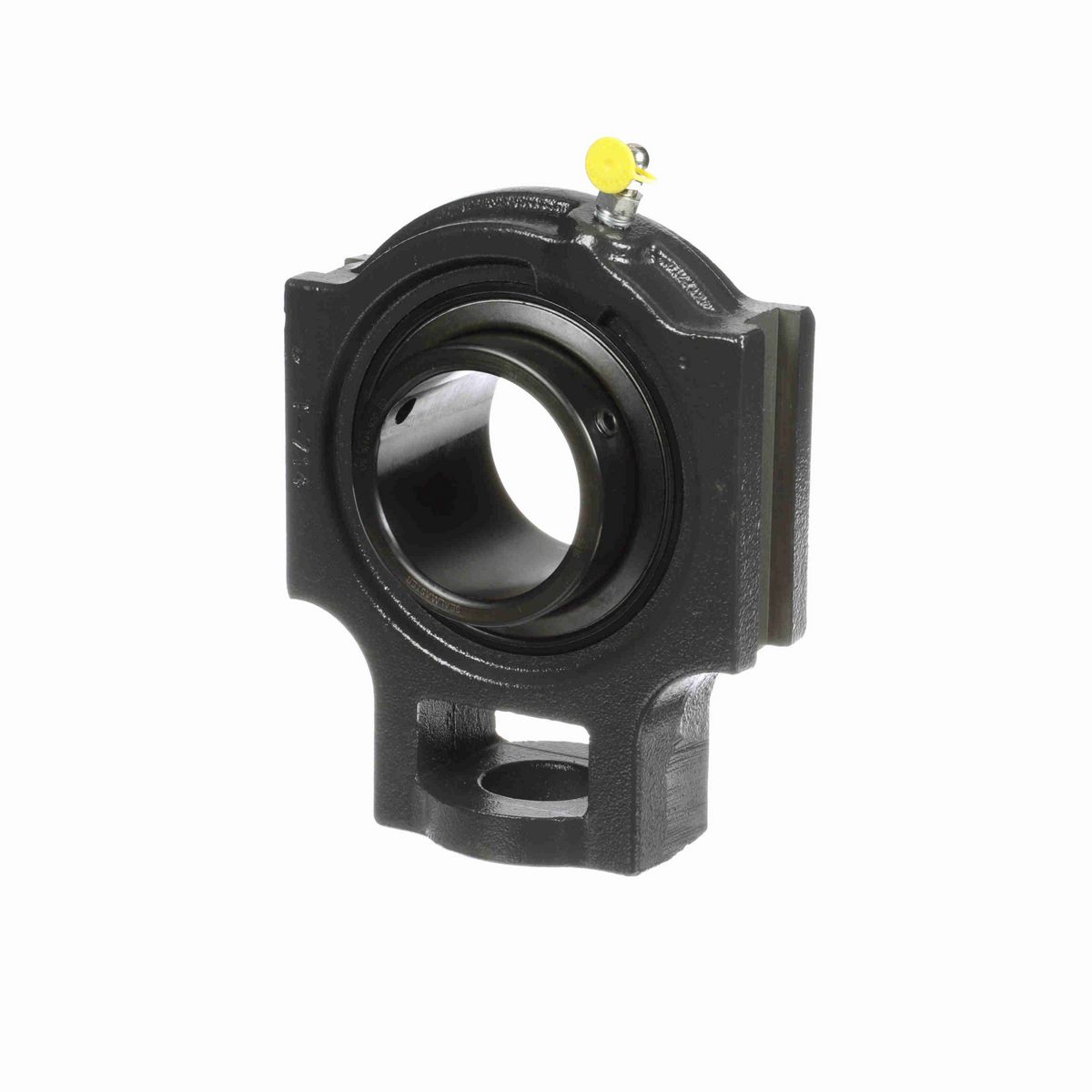 Sealmaster Mounted Cast Iron Wide Slot Take Up Ball Bearing - 52100 Bearing Steel, Black Oxided - Setscrew Lock - ST-216