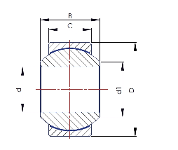 Сферический подшипник скольжения Askubal Motorsport type G-575, G 12-575 [900373], не требующий обслуживания