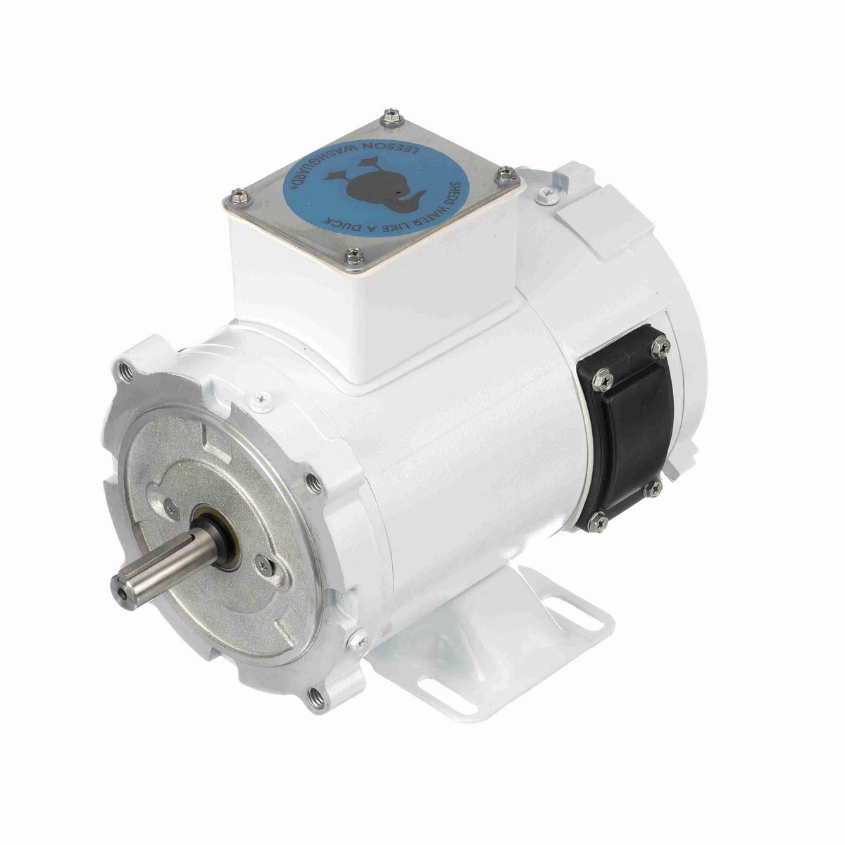 LEESON White Duck™ Washdown Motor, 0.25 HP, 90 V, 1750 RPM, S56C Frame, TENV - 108423.00