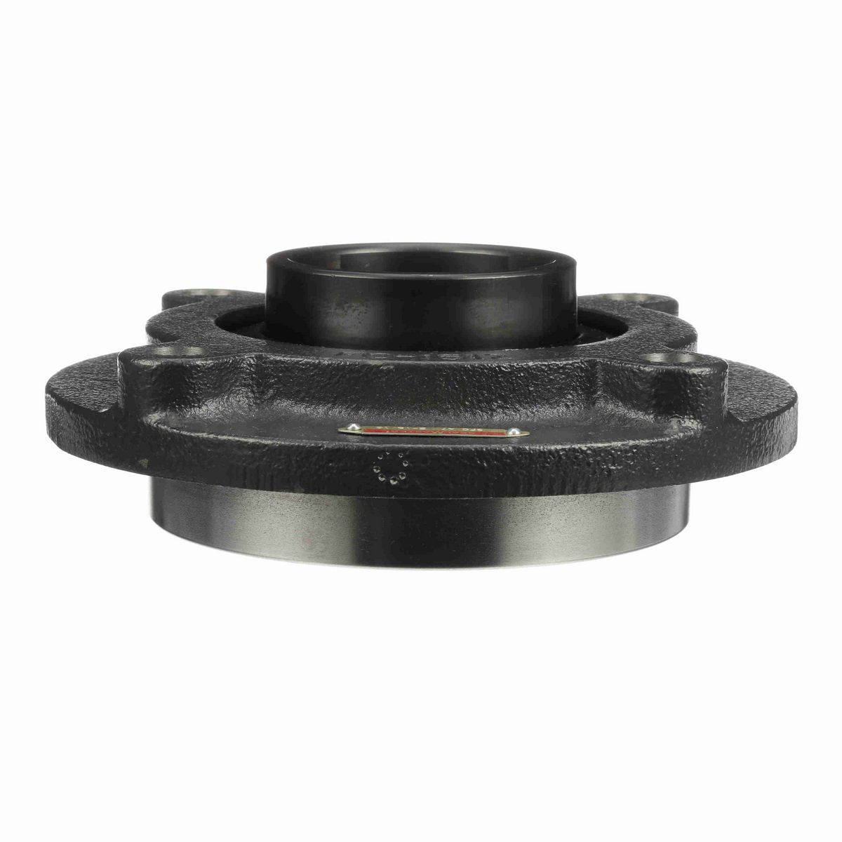 Sealmaster Mounted Cast Iron Flange Cartridge Ball Bearing - 52100 Bearing Steel, Black Oxided - Setscrew Lock - SFC-47