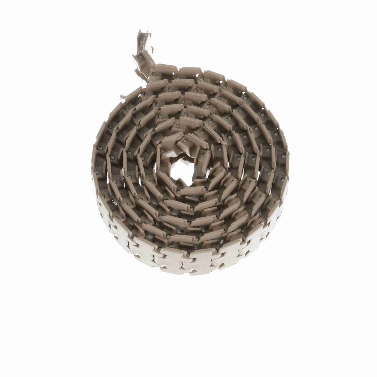 System Plast 878TAB Side-flexing Solid Top, Material: Tan Low Friction, Width: 3.25in, Pitch: 1.5in - LF878TAB-K325