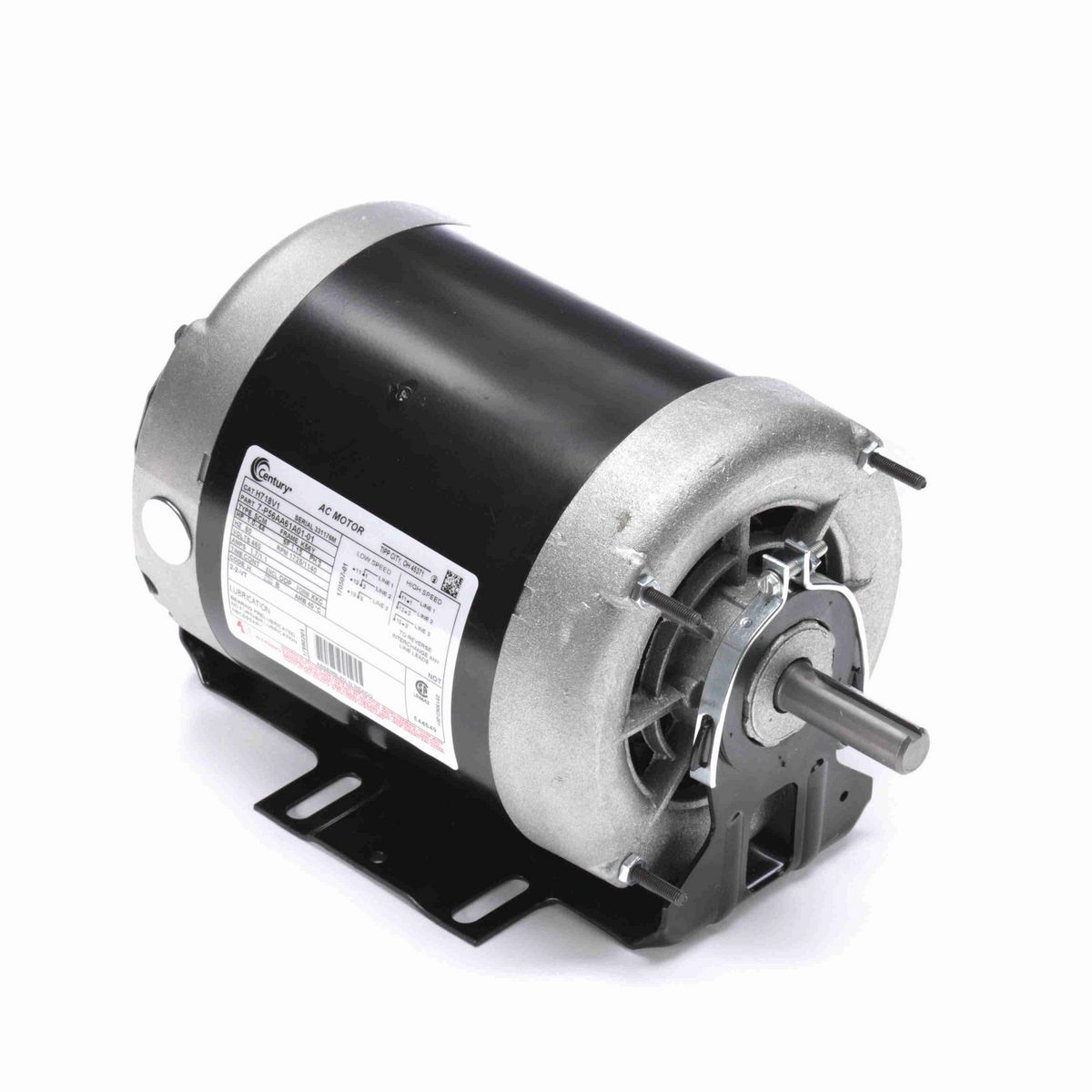 Century Fan and Blower Motor, 1.0-.44 HP, 3 Ph, 60 Hz, 460 V, 1800 RPM, K56Y Frame, ODP - H718V1
