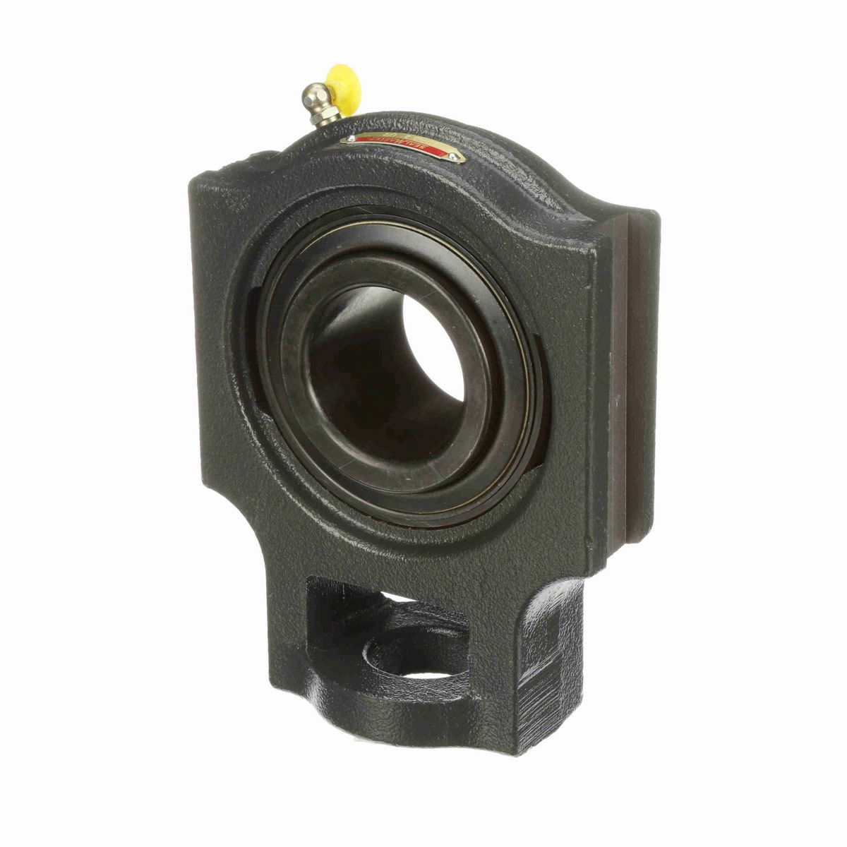 Sealmaster Mounted Cast Iron Wide Slot Take Up Ball Bearing - 52100 Bearing Steel, Black Oxided - Setscrew Lock - MST-40