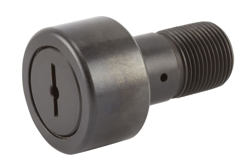 Игольчатый опорный ролик с цапфой RBC H80, цилиндрический, повышенной грузоподъемности, без уплотнения, со шлицем под отвёртку