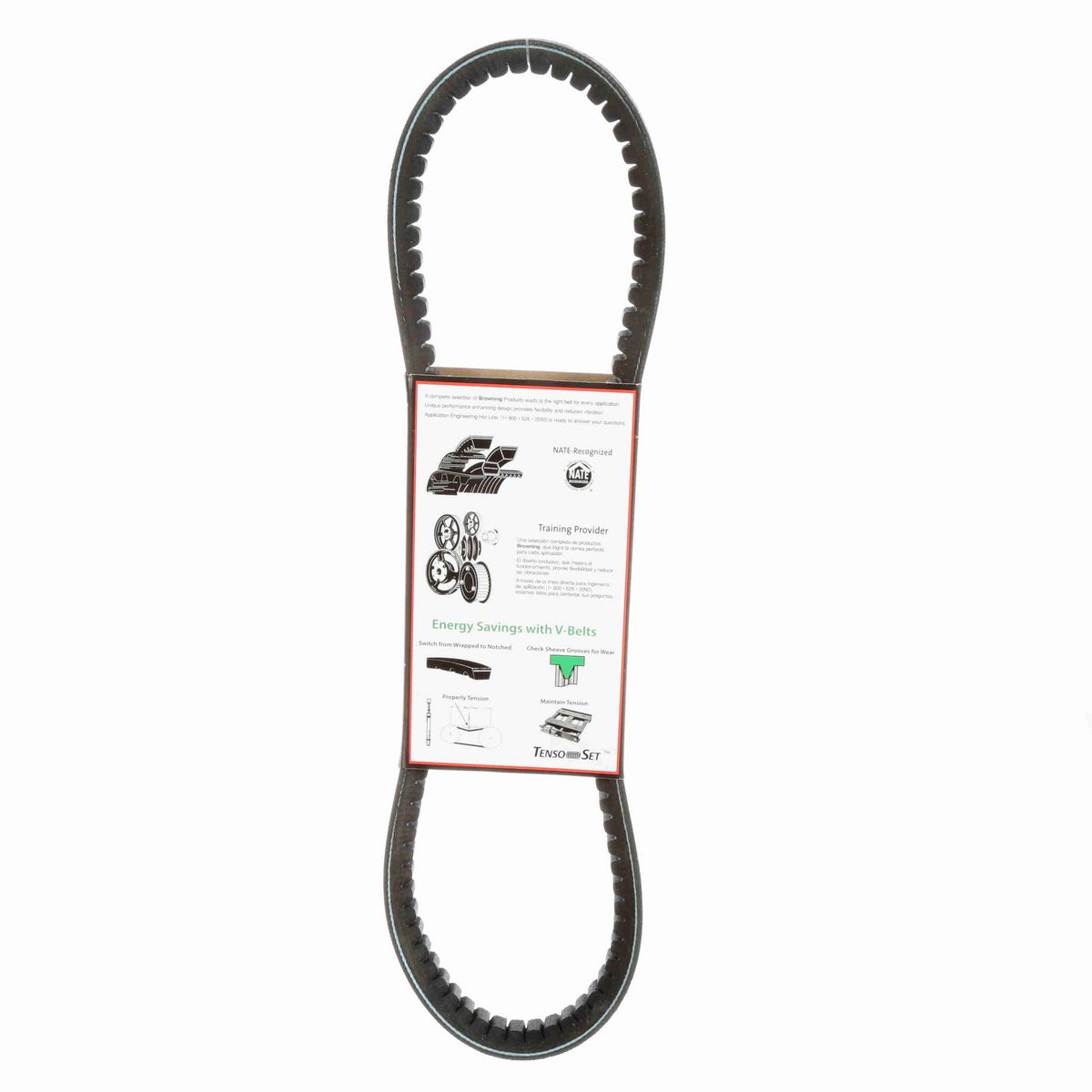 Browning EPDM Notched Belt 98% Efficient - BX32
