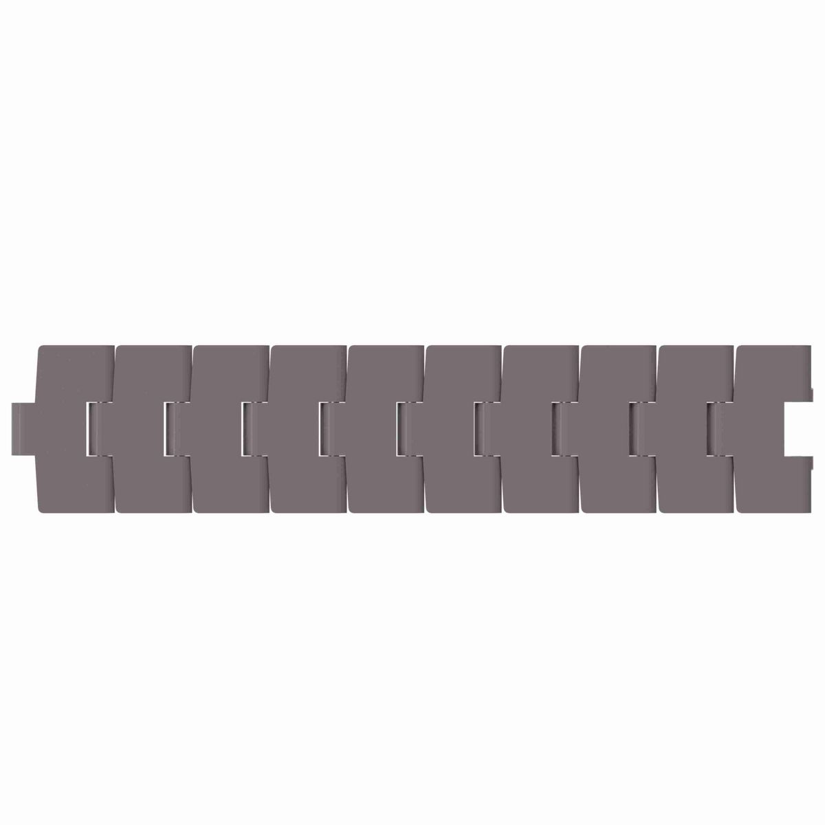 Rexnord 879B Side-flexing Solid Top, Material: Brown High Performance, Width: 3.25in, Pitch: 1.5in - 81400041