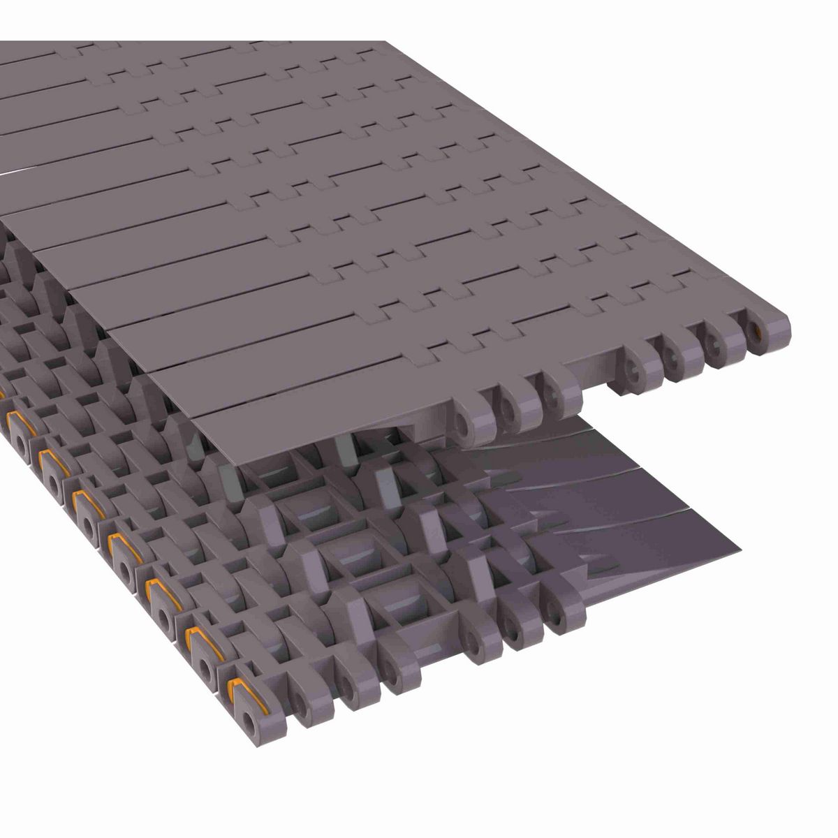 Rexnord 7705DTSR Straight Running DTS®, Material: Brown High Performance, Width: 4.5in, Pitch: 1in - 81421101