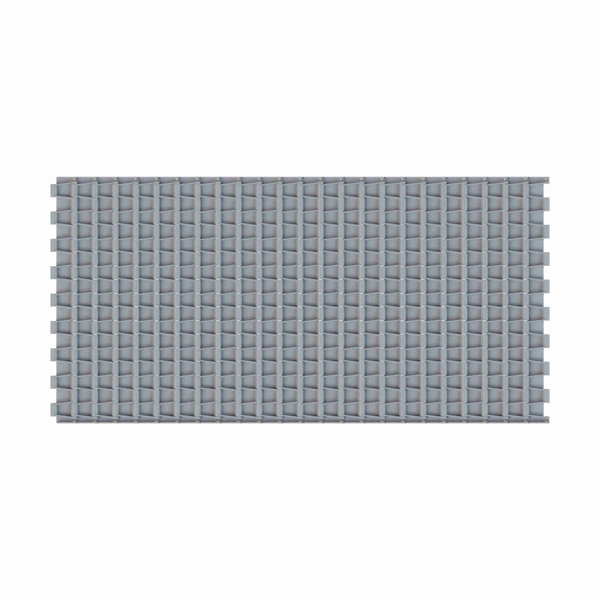 Rexnord 5705 Straight Running Solid Top, Material: Silver Platinum Series™ X, Width: 12in, Pitch: 1.5in - 10353787