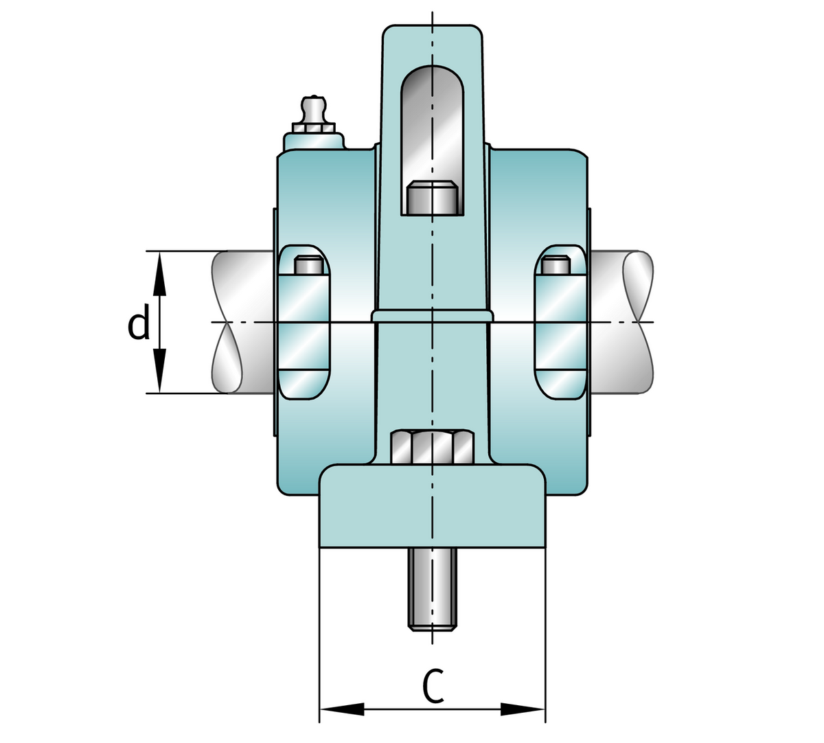 Узел стационарного корпуса FAG S1BCH-105MM-FL