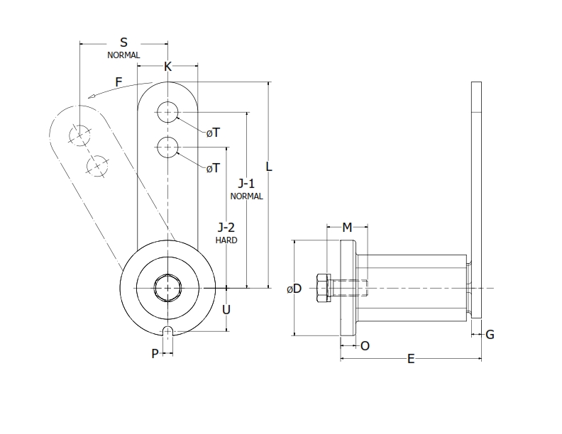 RunRight® Metric Tensioners - RT SS (Stainless Steel) Timken 68514463017