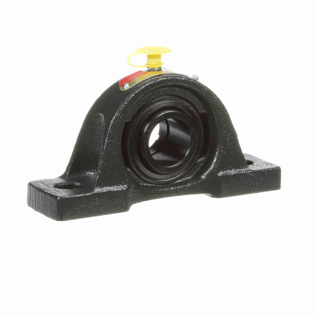 Sealmaster Mounted Cast Iron Two Bolt Low Base Pillow Block Ball Bearing - 52100 Bearing Steel, Black Oxided - Concentric Lock - NPL-16T
