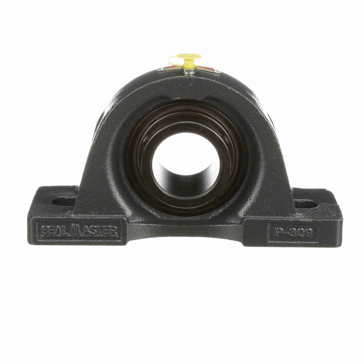 Sealmaster Mounted Cast Iron Two Bolt Pillow Block Ball Bearing - 52100 Bearing Steel, Black Oxided - Setscrew Lock - MP-32C