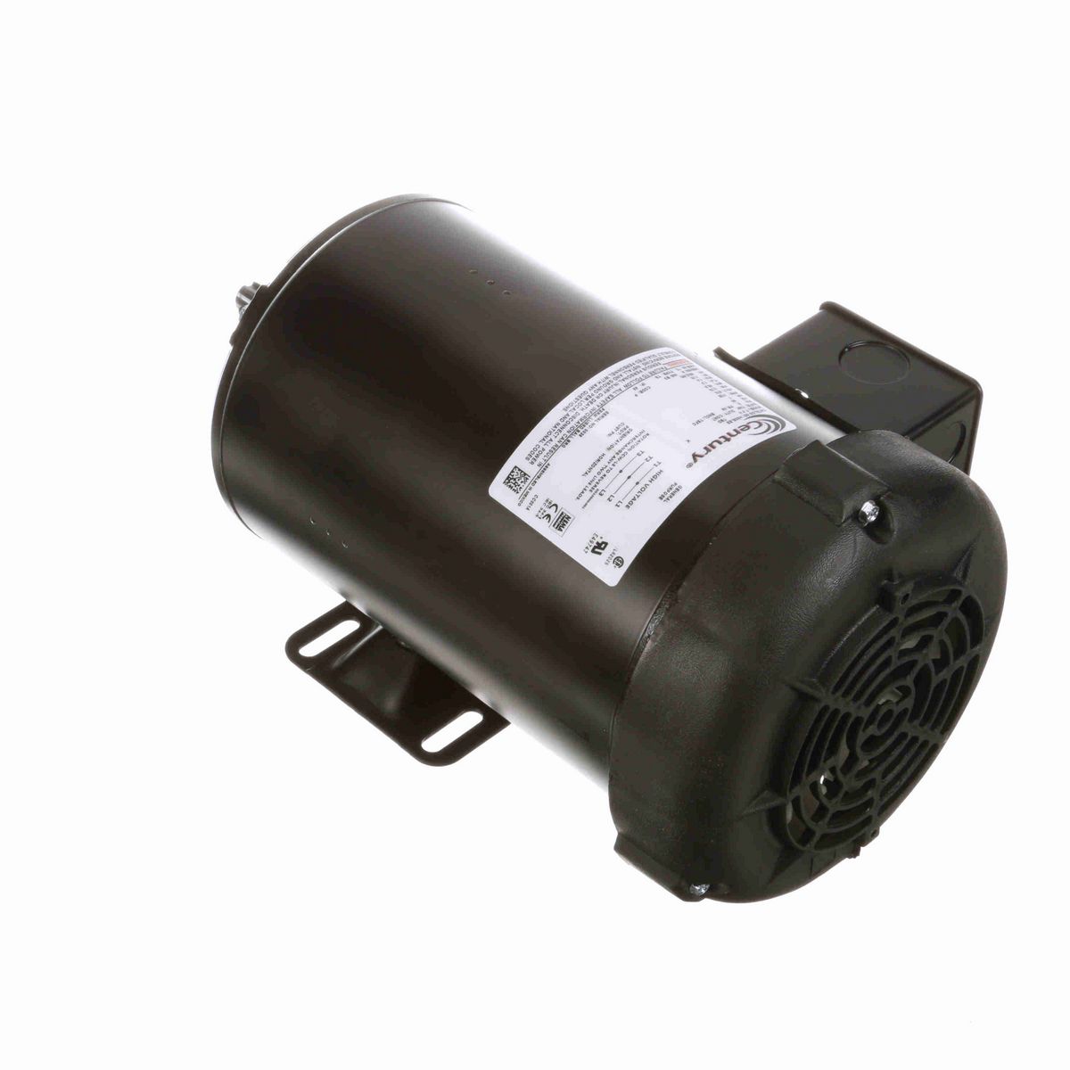 Century General Purpose Motor, 1 HP, 3 Ph, 60 Hz, 575 V, 1800 RPM, 56 Frame, TEFC - H525LES