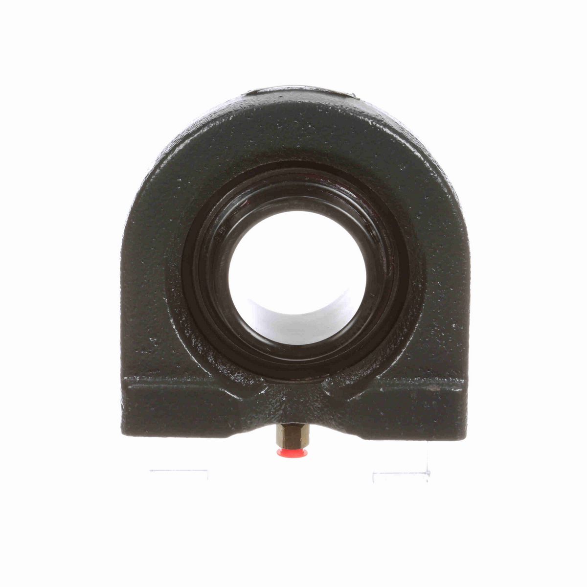 Sealmaster Mounted Cast Iron Tapped Base Pillow Block Ball Bearing - 52100 Bearing Steel, Black Oxided - Setscrew Lock - PVR-2431